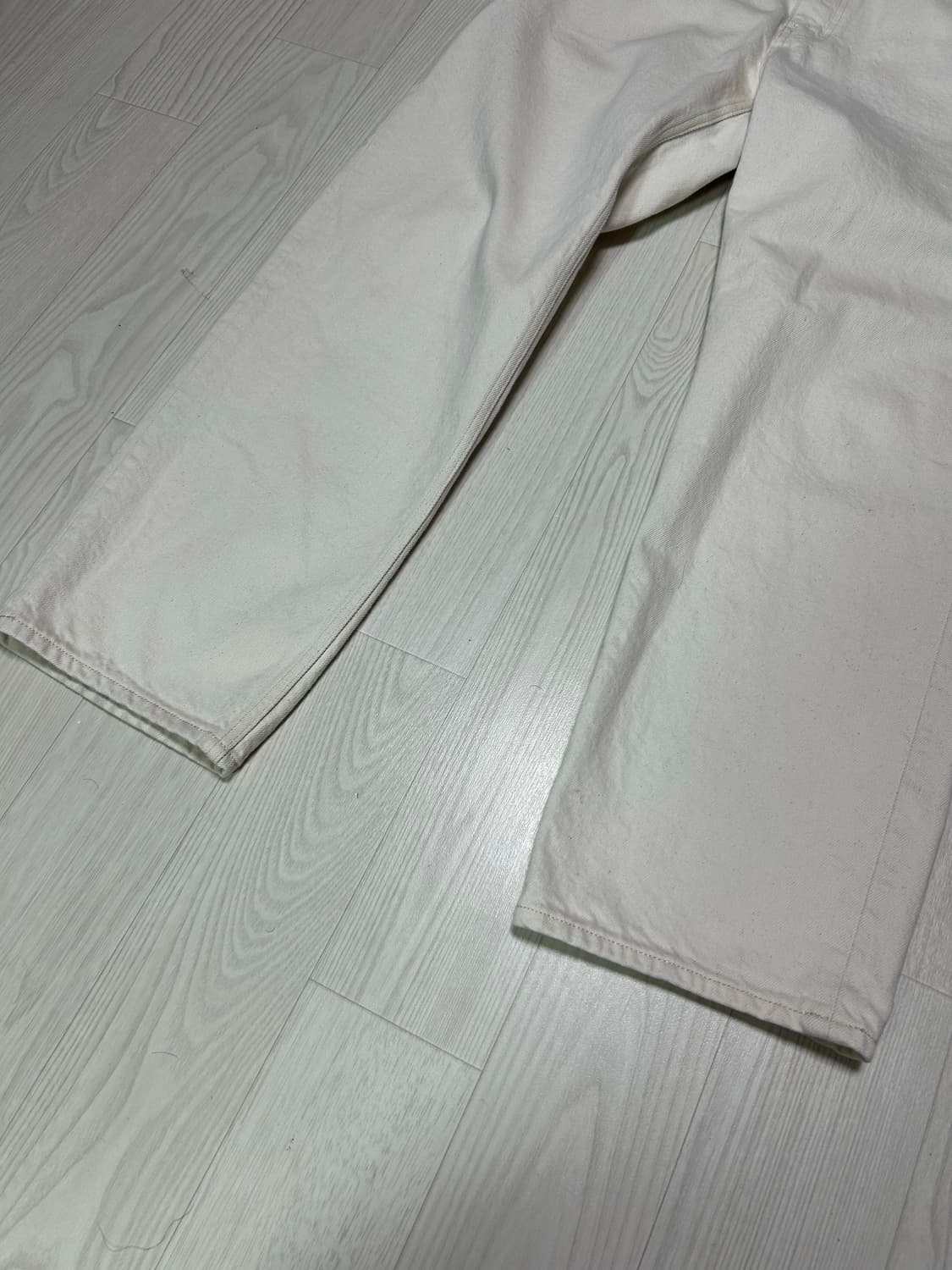 [3] 스테디에브리웨어 레귤러 스트레이트 데님 에크루 상품이미지4