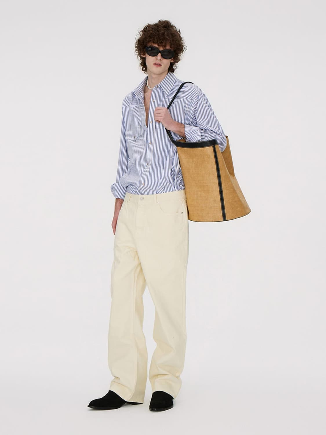 렉토 플레어 데님 팝니다 우영미 타임옴므 상품이미지2