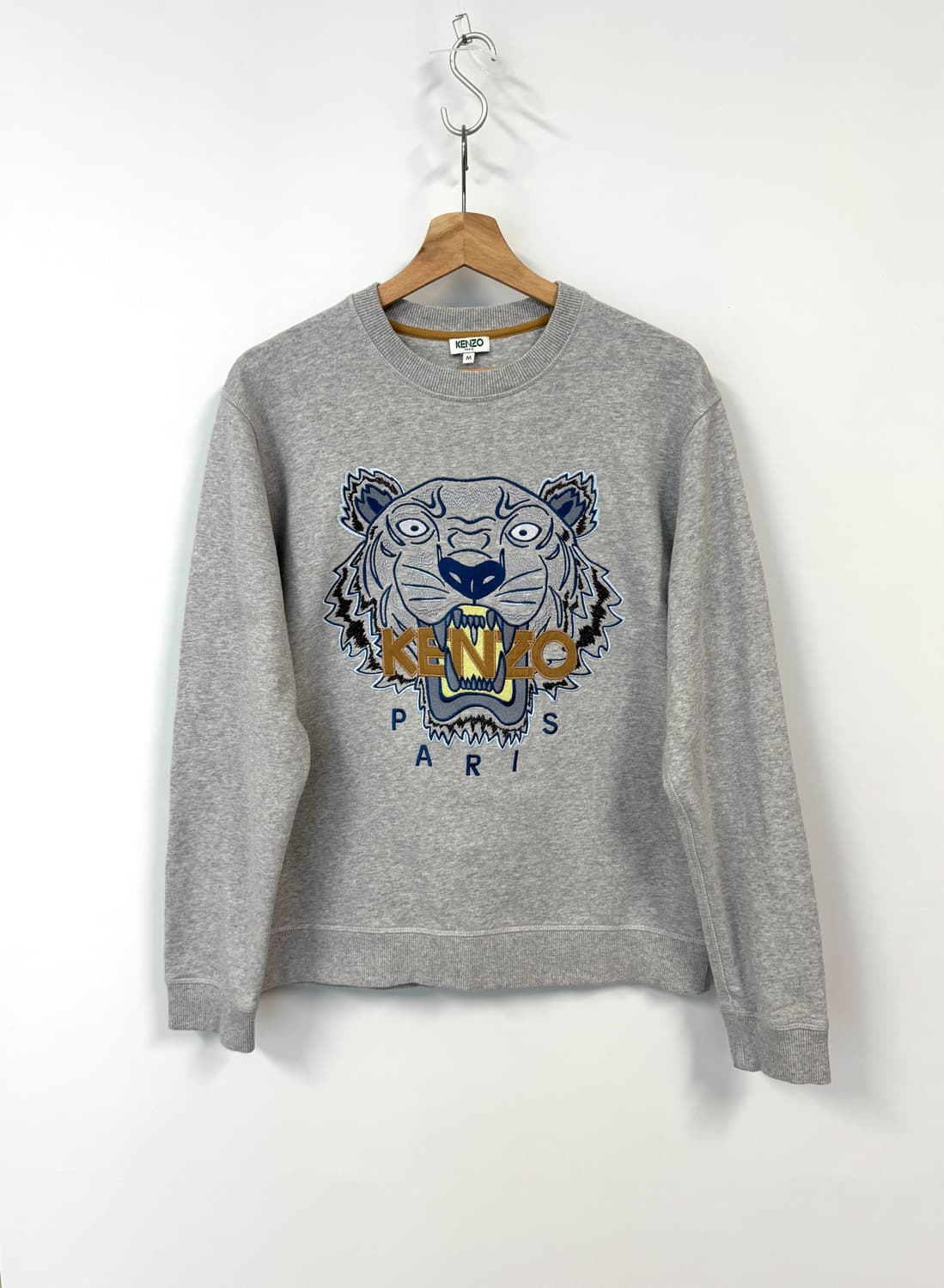 KENZO 겐조 타이거 멜란지그레이 스웻셔츠 맨투맨 M 상품이미지1