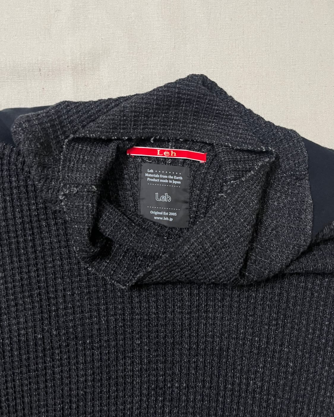 Leh 와플 하이넥 써멀 터틀넥 beatnik turtle sweater 상품이미지5