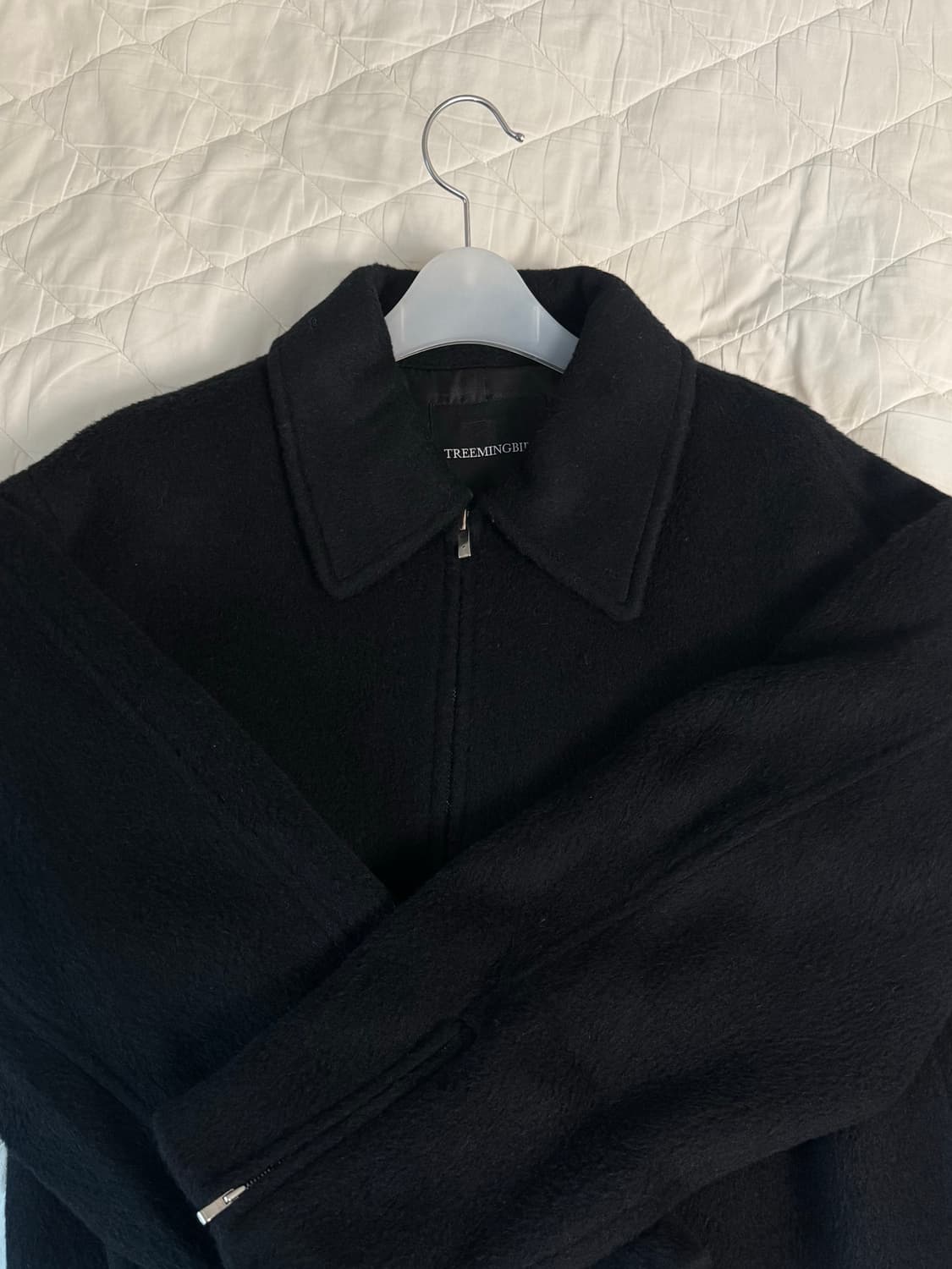 트리밍버드 트라움 숏 집업 자켓 블랙 상품이미지4