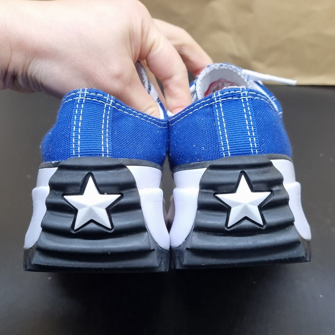 컨버스 런스타 하이크 블루 로우 스니커즈 230 상품이미지4