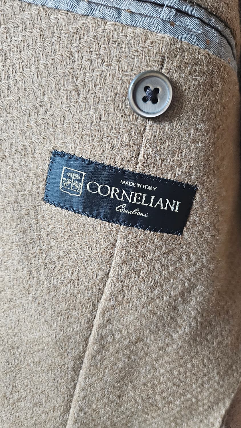 꼬르넬리아니(Corneliani) 퓨어 카멜 헤어 자켓 상품이미지5
