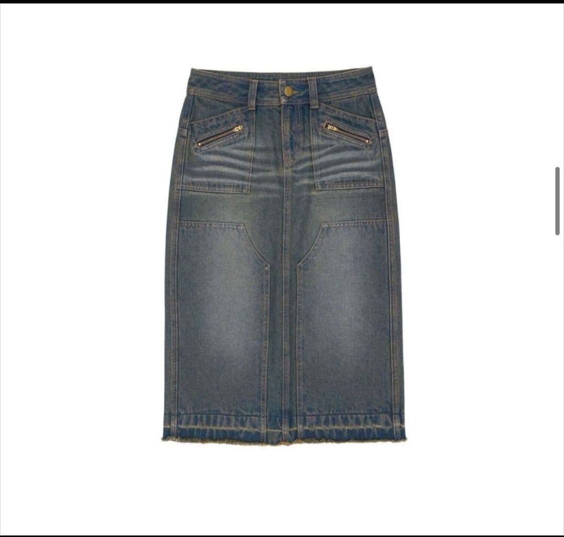 배디 데님 스커트 상품이미지1