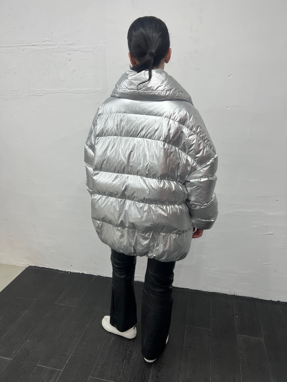 빈티지 실버 푸퍼패딩  상품이미지2