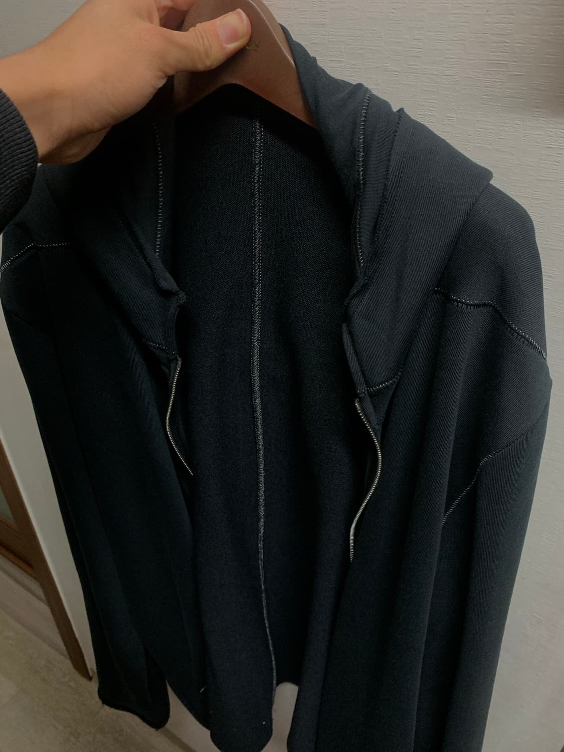 Dying layered hoodie 상품이미지3