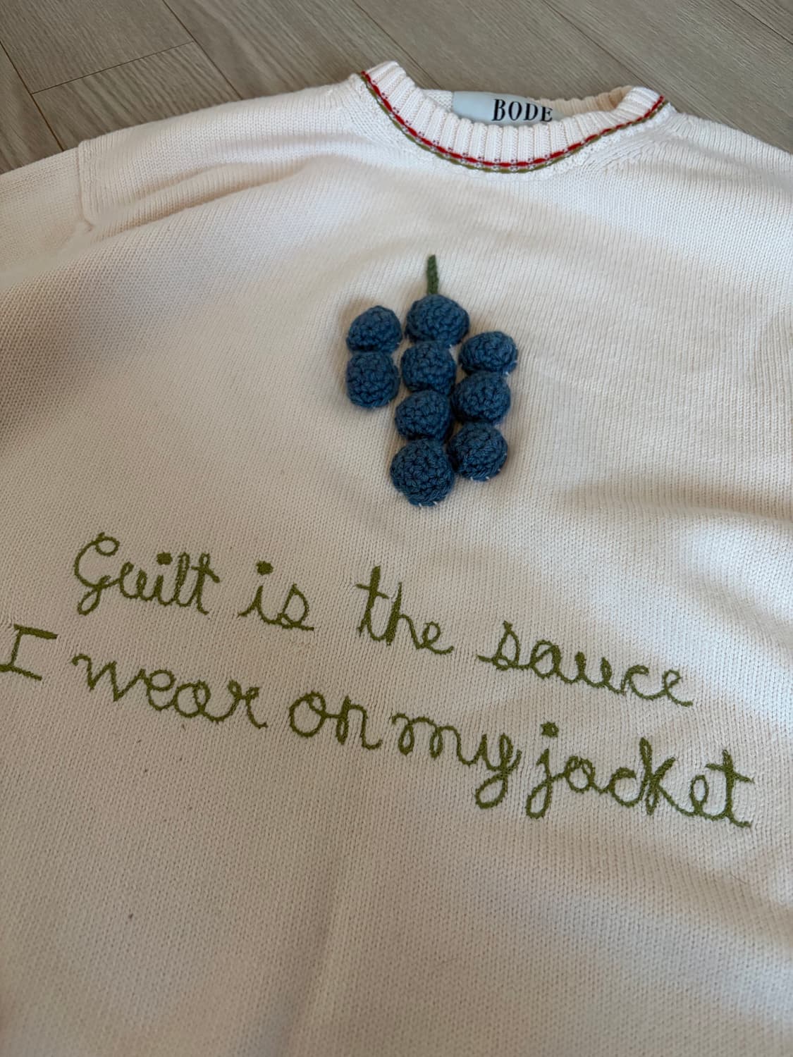 Bode 포도 니트 상품이미지2