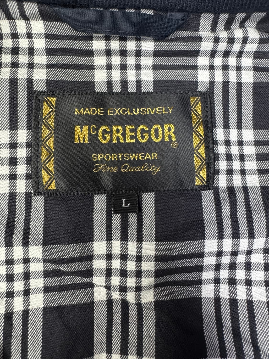 맥그리거 Mc GREGOR 헤링턴 자켓 네이비 L 상품이미지3