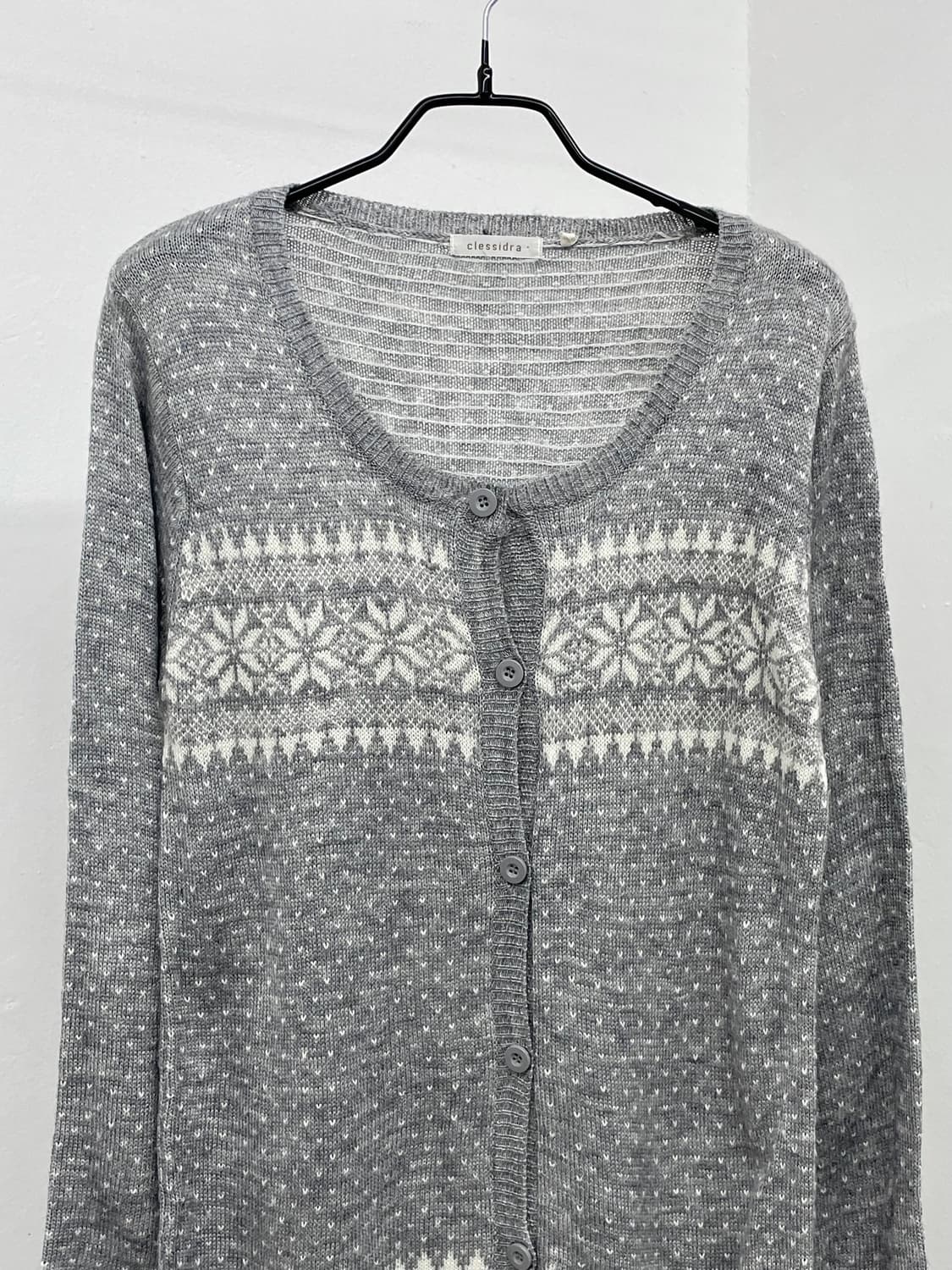 코지 노르딕 버튼 가디건 상품이미지6