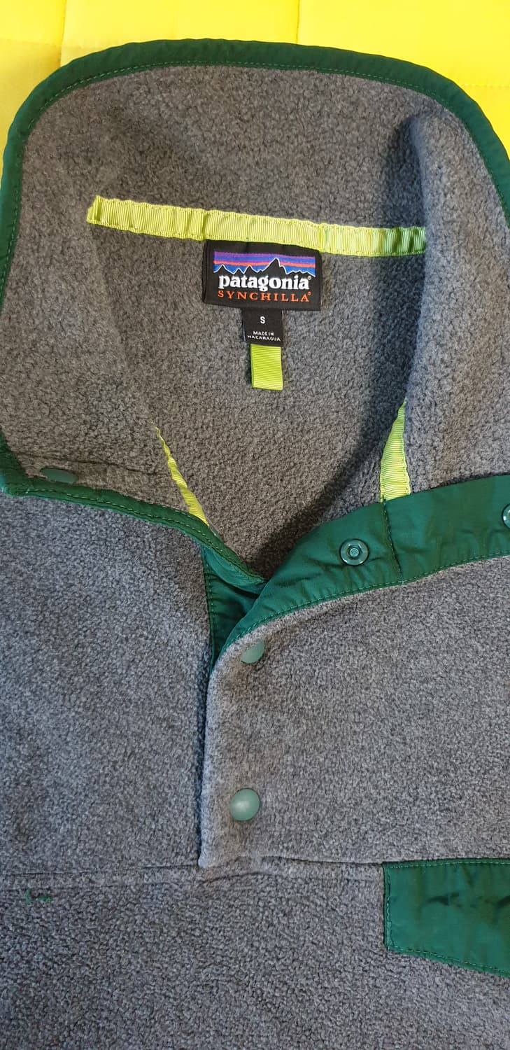 파타고니아 헤비웨이트 신칠라 풀오버 니켈 헌터그린 S 상품이미지5