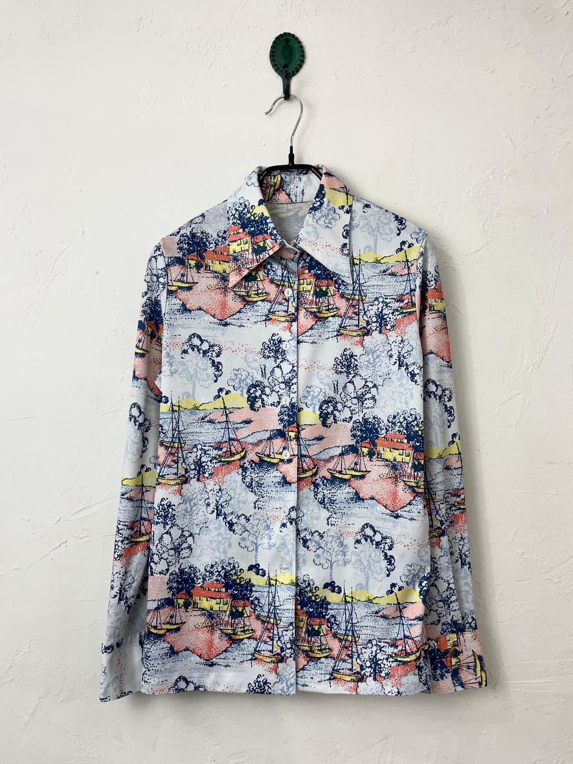 80s 빈티지 폴리 셔츠 상품이미지1