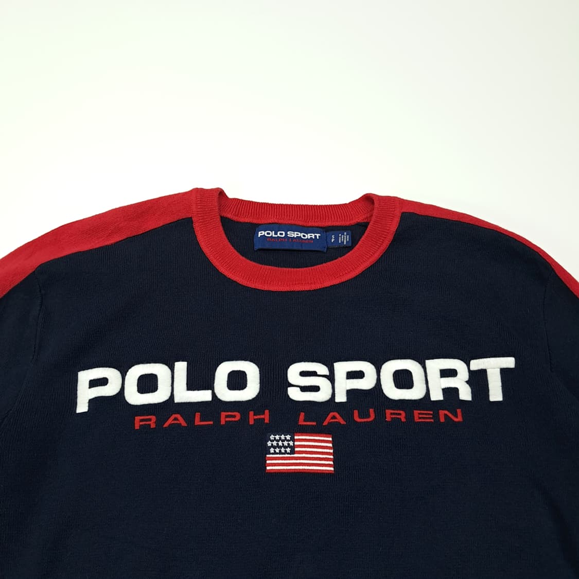 CL030 S 폴로스포츠 미국판 코튼 크루넥 니트 상품이미지2