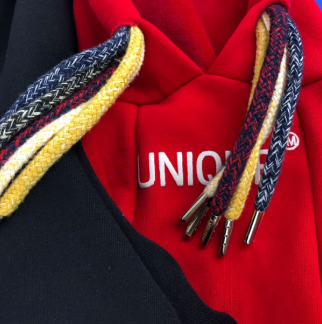 유니크 레드 강아지 후드티셔츠 상품이미지4