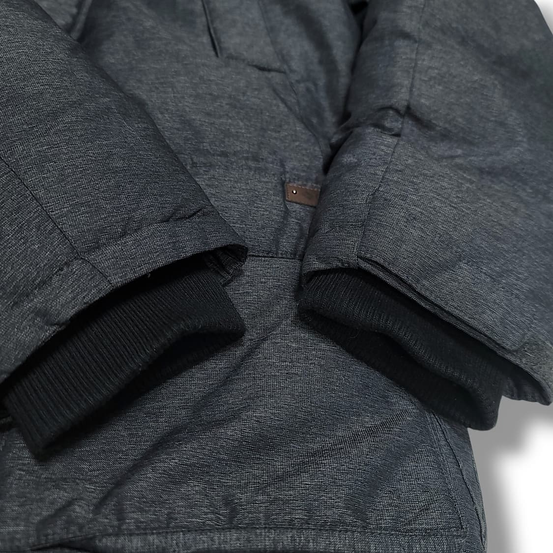 [XL] 컬럼비아 그레이 후드 헤비 덕 다운 야상 패딩 상품이미지7