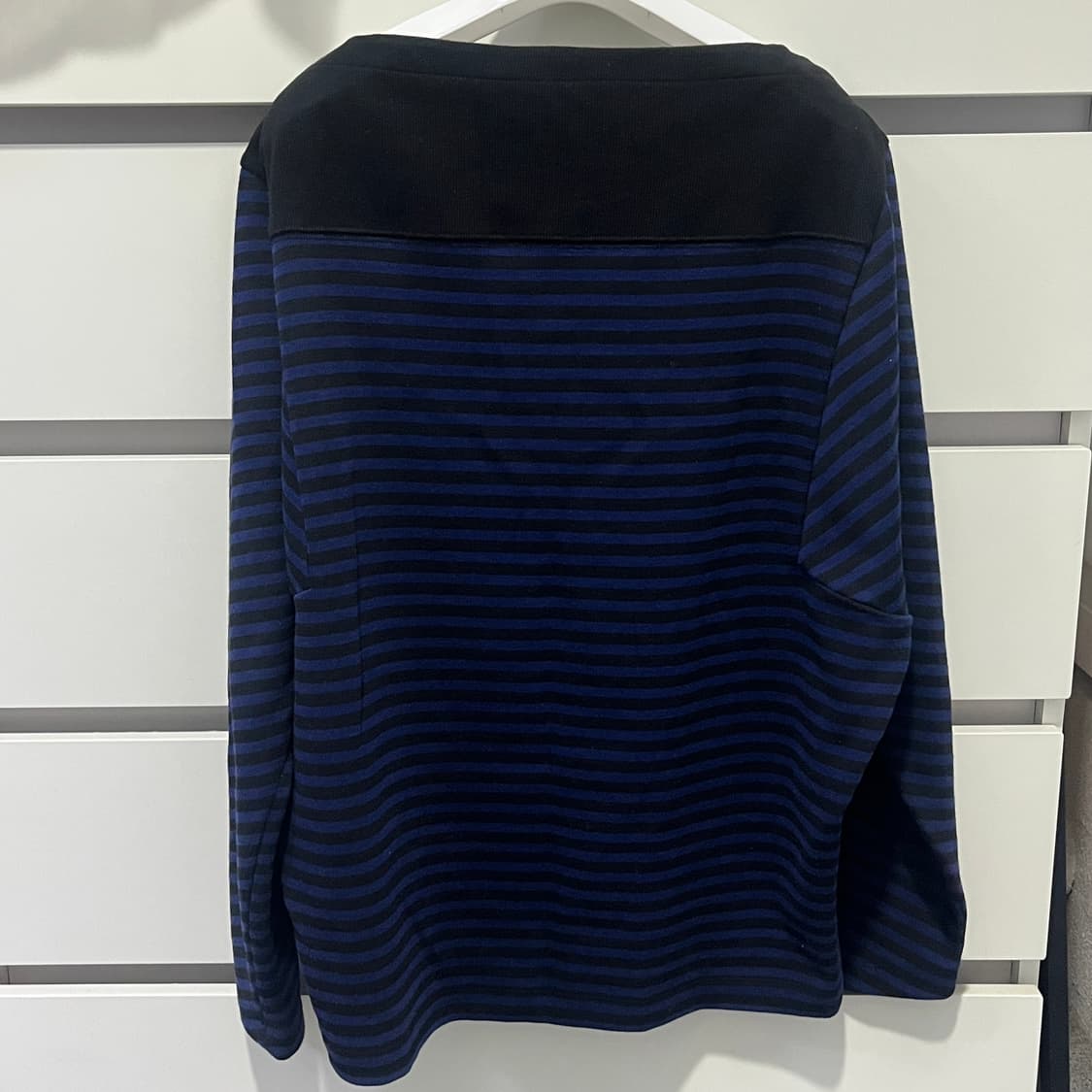 한섬 시스템 스트라이프 보트넥 니트 탑 상품이미지4