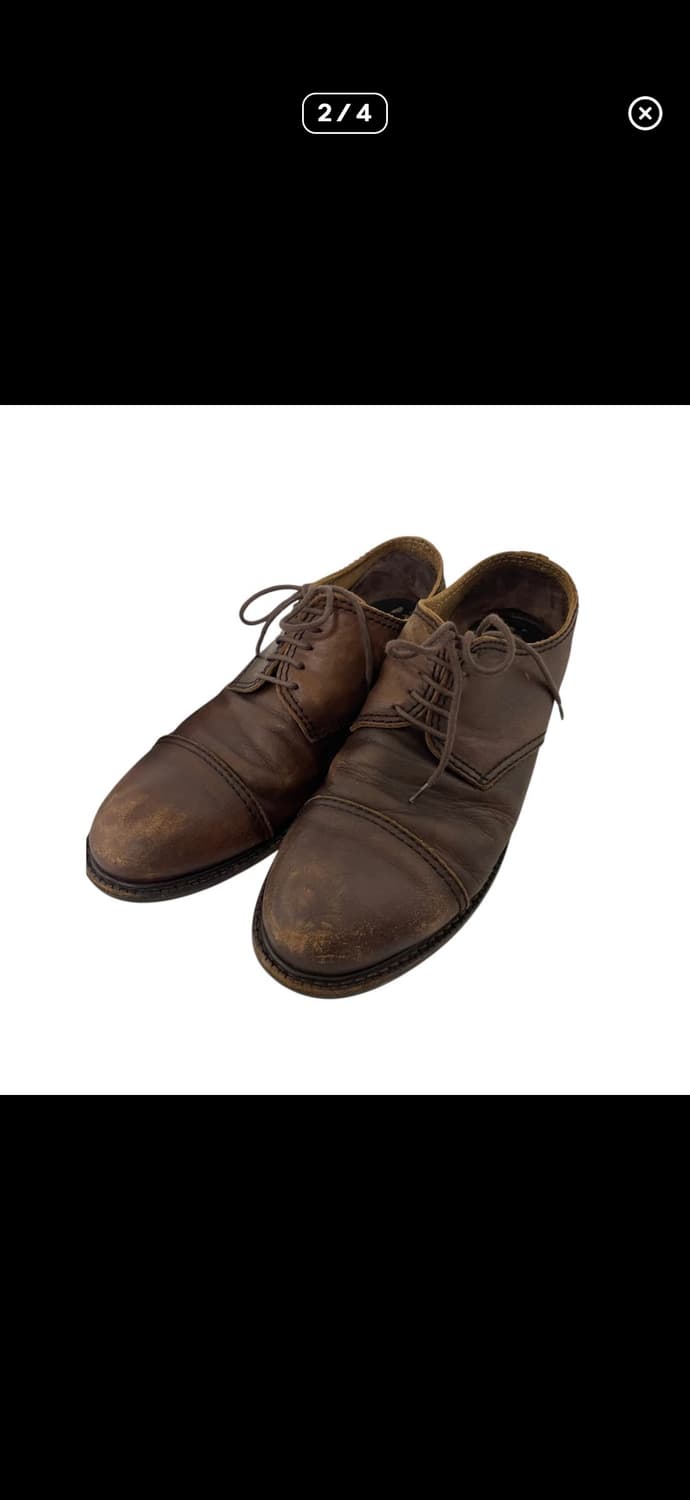 vintage washing derby shoes 상품이미지2