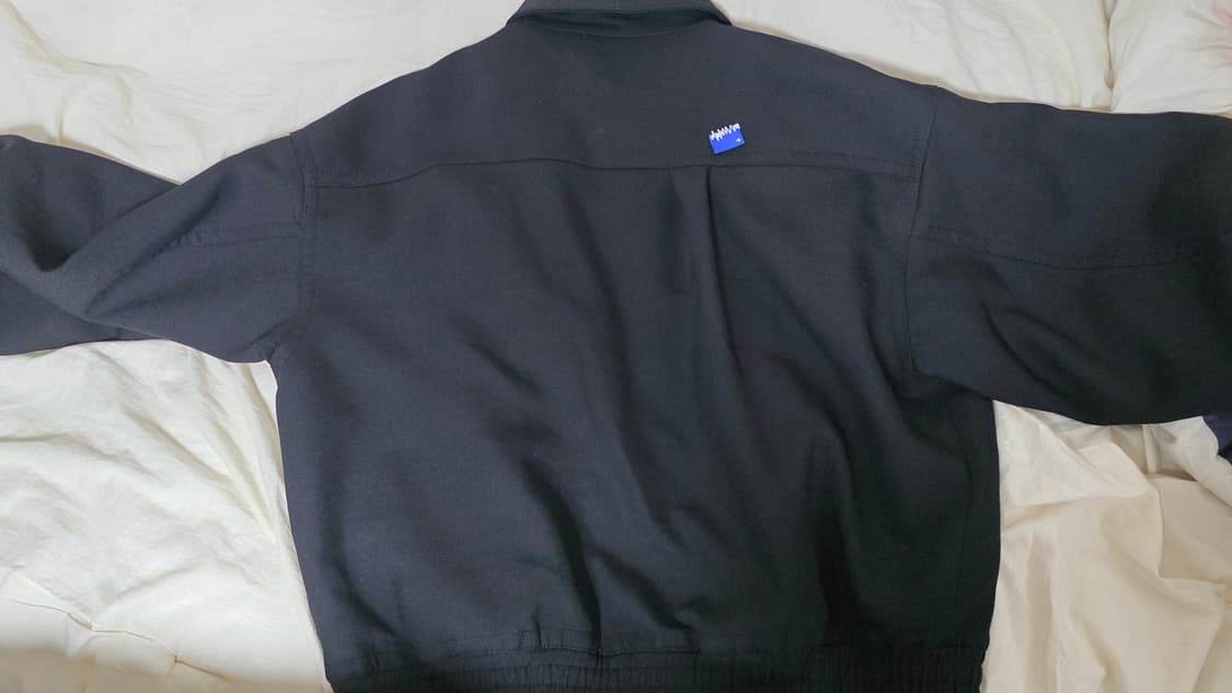 자라 x 아더에러 오버사이즈 칼라 봄버 자켓 블랙 라지 상품이미지2