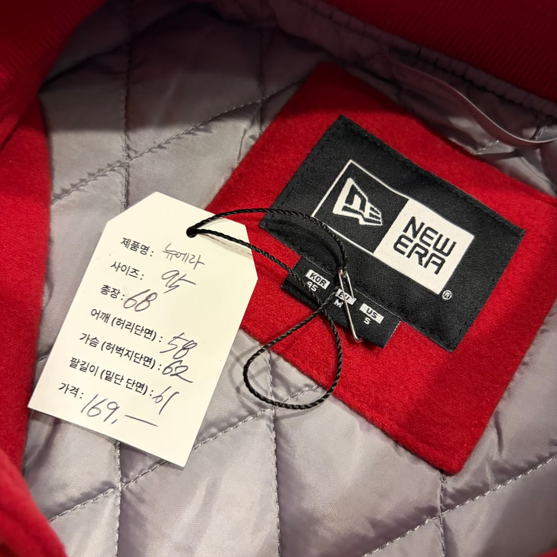 [95] 뉴에라 뉴욕 양키스 스타디움 자켓 레드 E175 상품이미지5