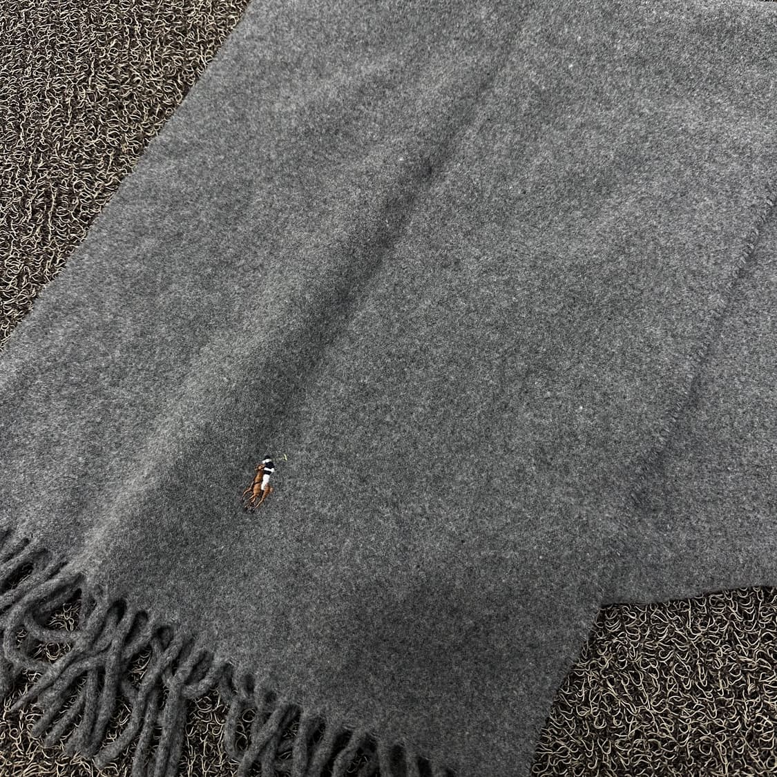 POLO 폴로 랄프로렌 머플러 울 목도리 그레이 상품이미지6