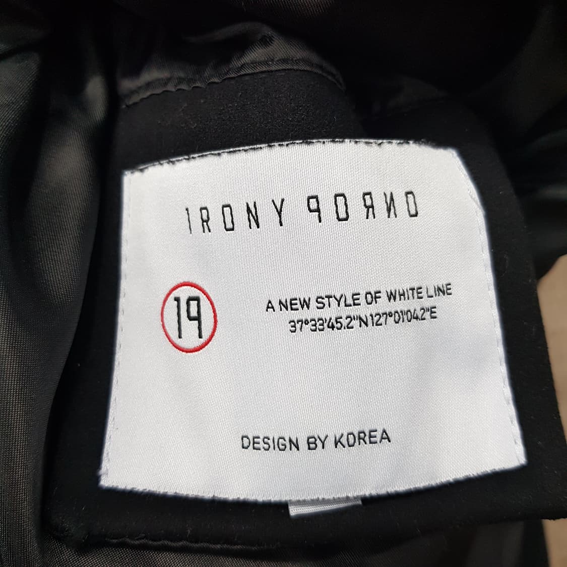 1RONY 9ORNO 숏 라운드 블루종 F사이즈 상품이미지3