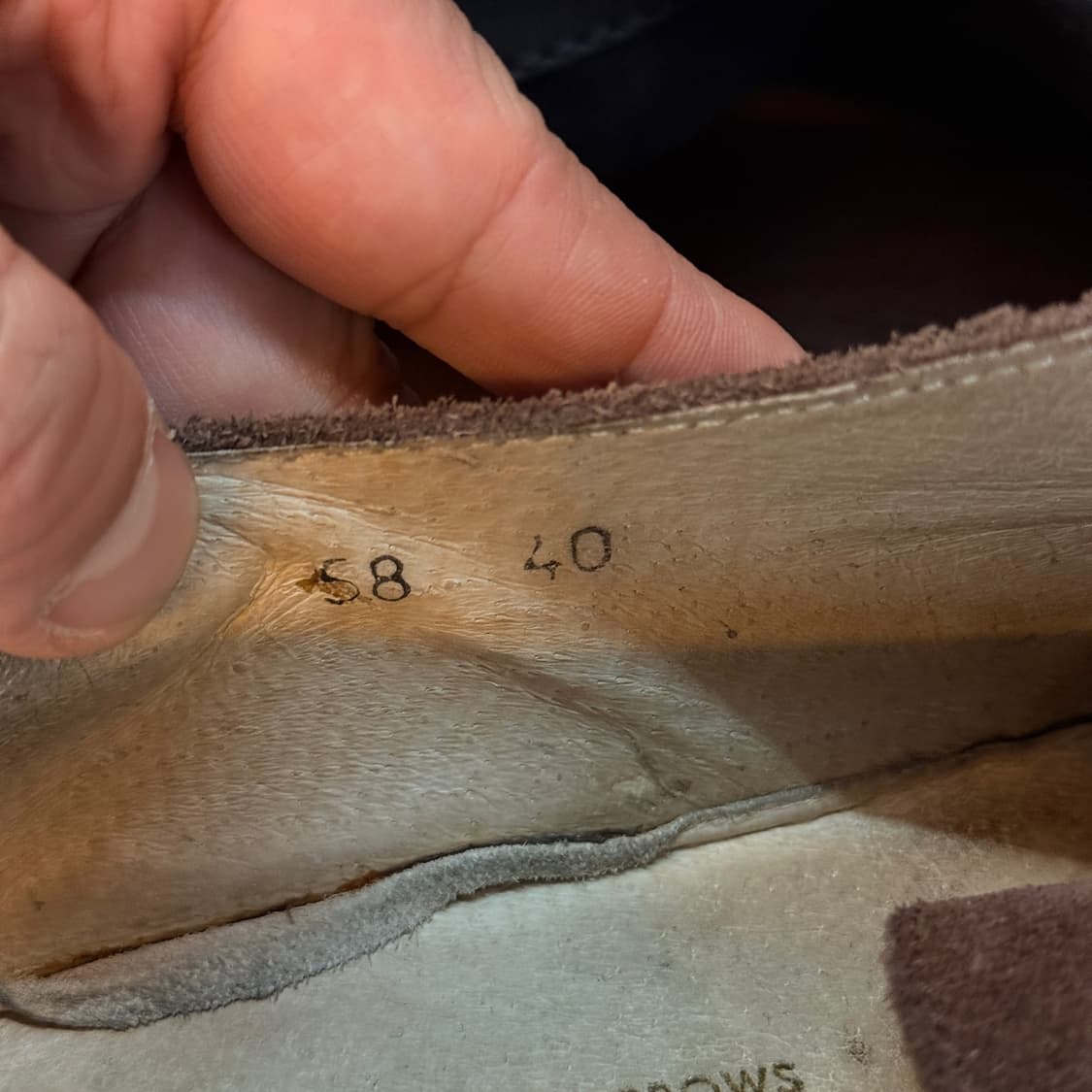 유나이티드 애로우즈 그린 라벨 릴렉싱 스페인 생산 스웨이드 부츠 40 상품이미지7