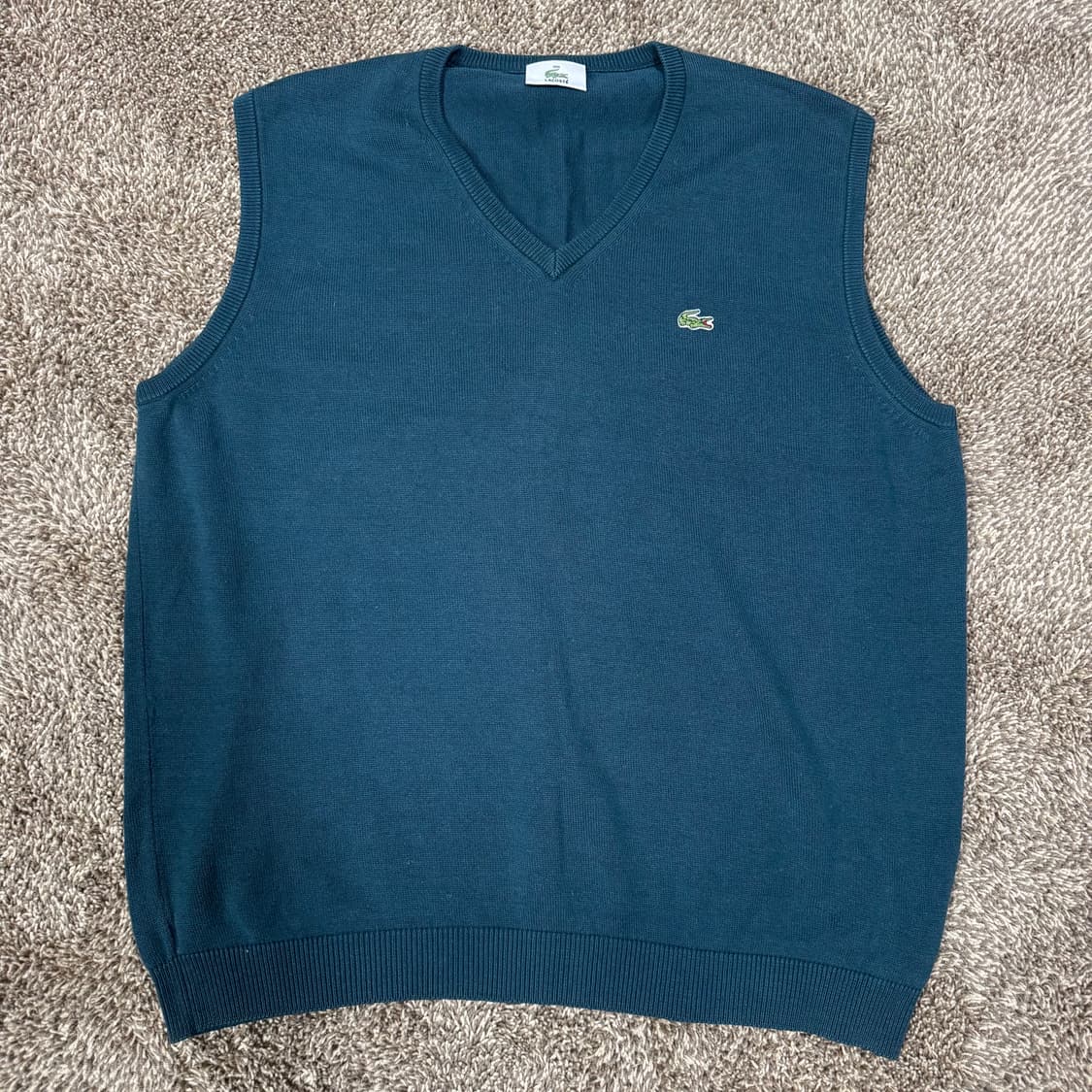 라코스테 브이넥 니트 조끼 100 상품이미지1