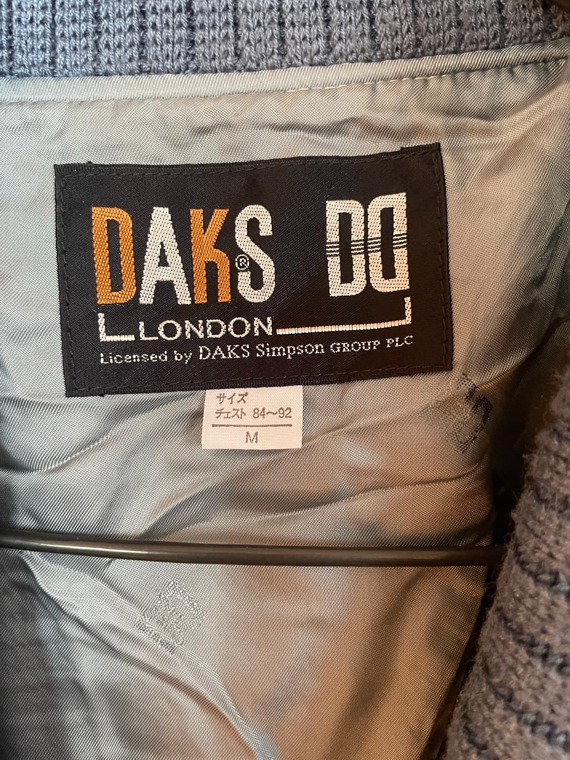 닥스 80s 90s 빵단추 너디 클래식 모 체크 가디건 상품이미지2