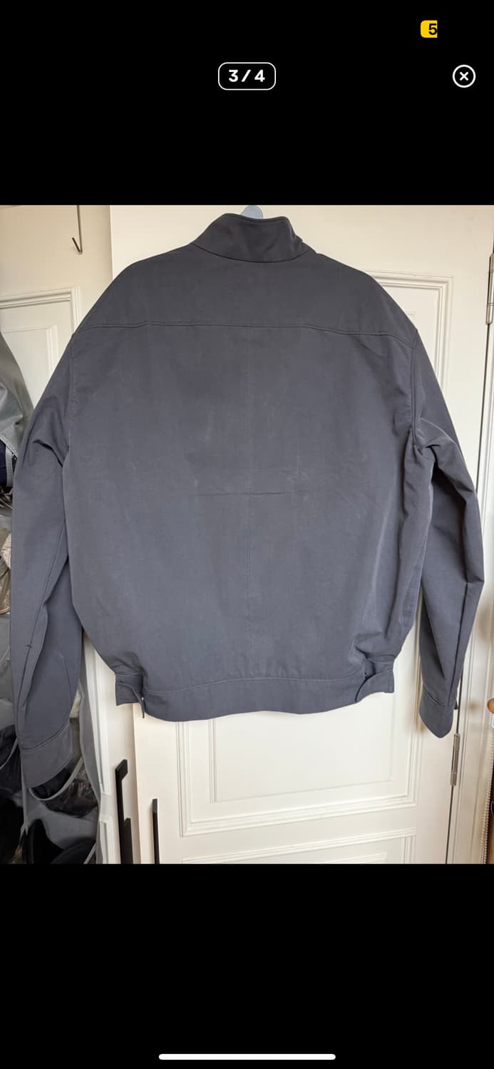 EE DOUBLE ZIP HARRINGTON JACKET GREY L 상품이미지4