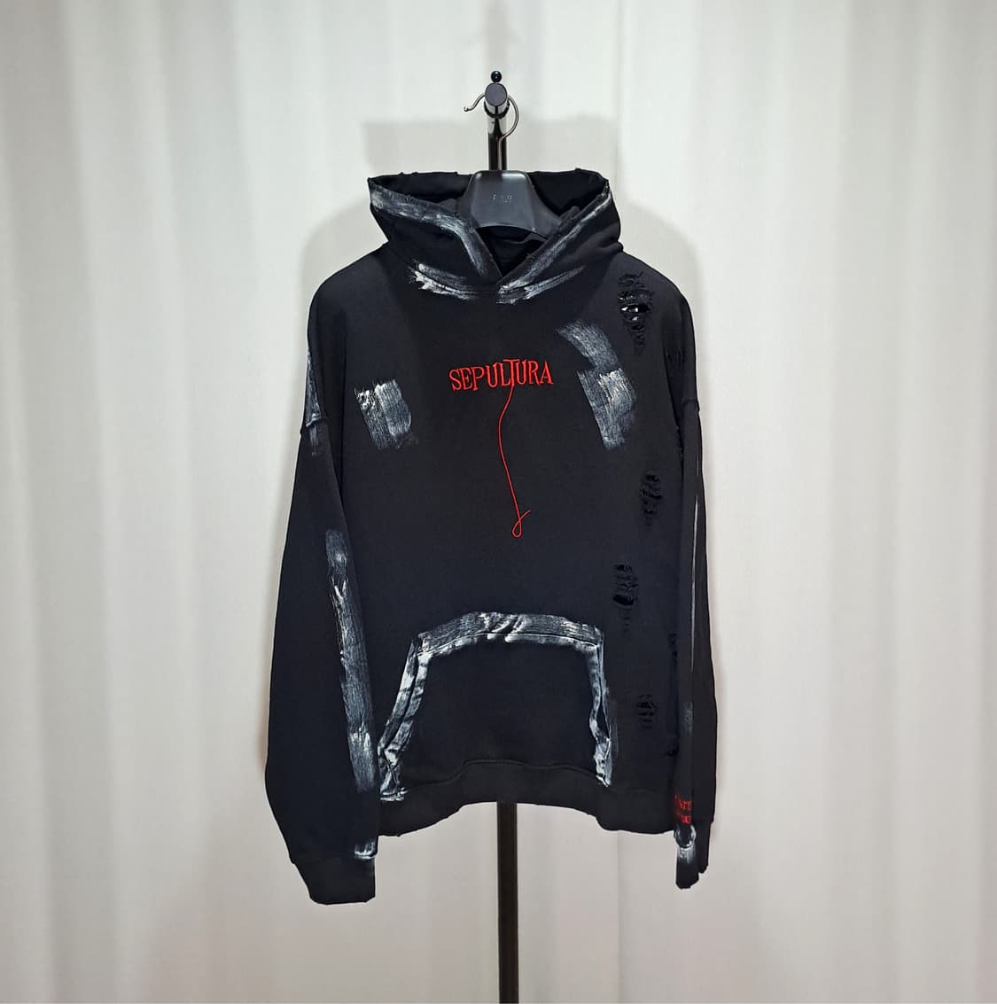 (택포) 언더마이카 세풀투라 데미지 워시드 후드 4 B287 상품이미지1