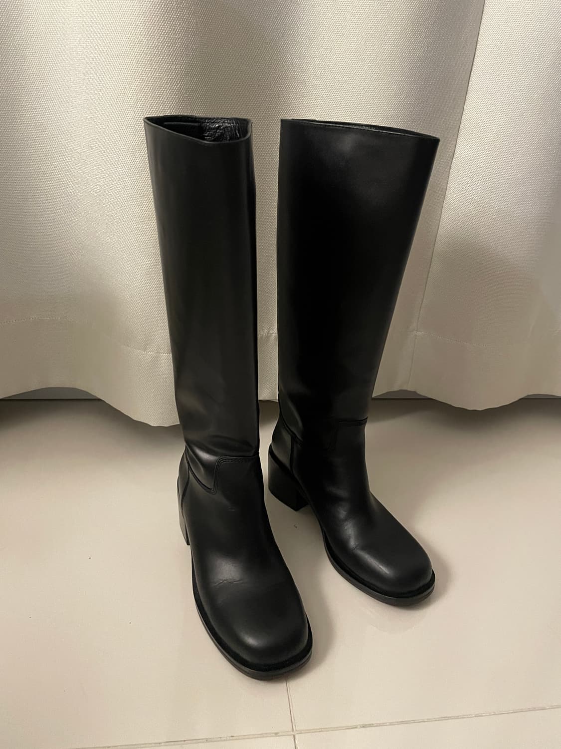 슈콤마보니 가죽 롱부츠 상품이미지7