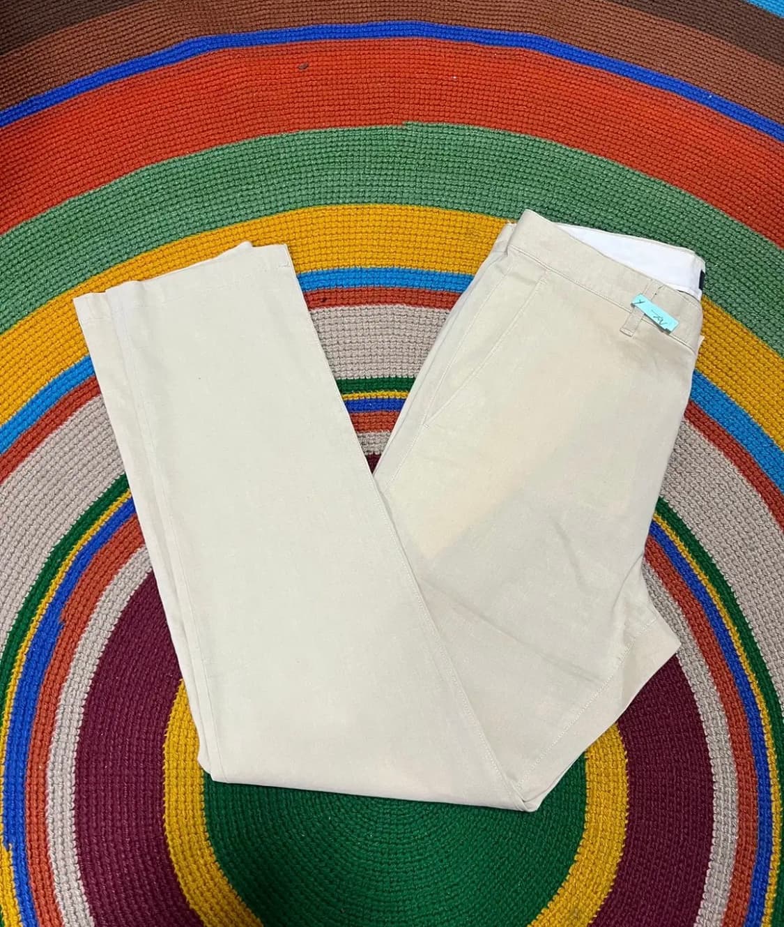 띠어리 남성 아이보리 린넨바지 30 상품이미지1