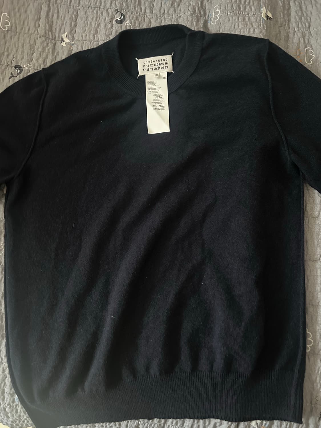 메종 마르지엘라 캐시미어 니트 네이비 상품이미지4