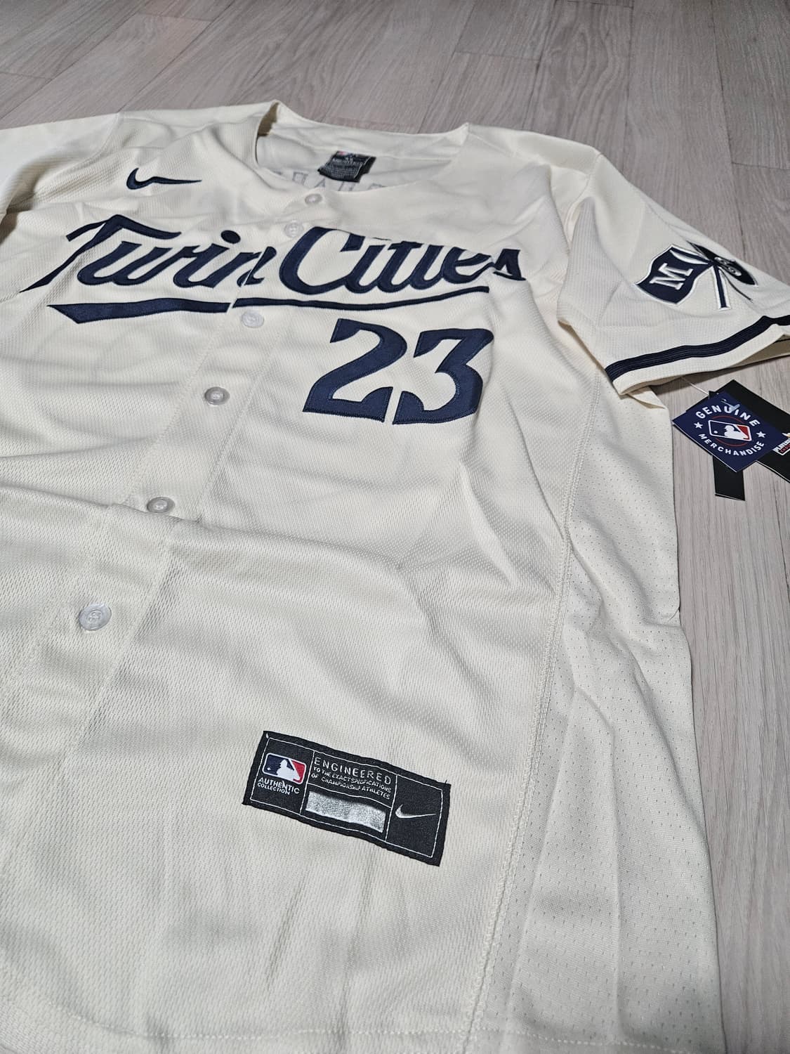 Nike mlb 미네소타 야구져지 빅사이즈 헬스복 져지 상품이미지3