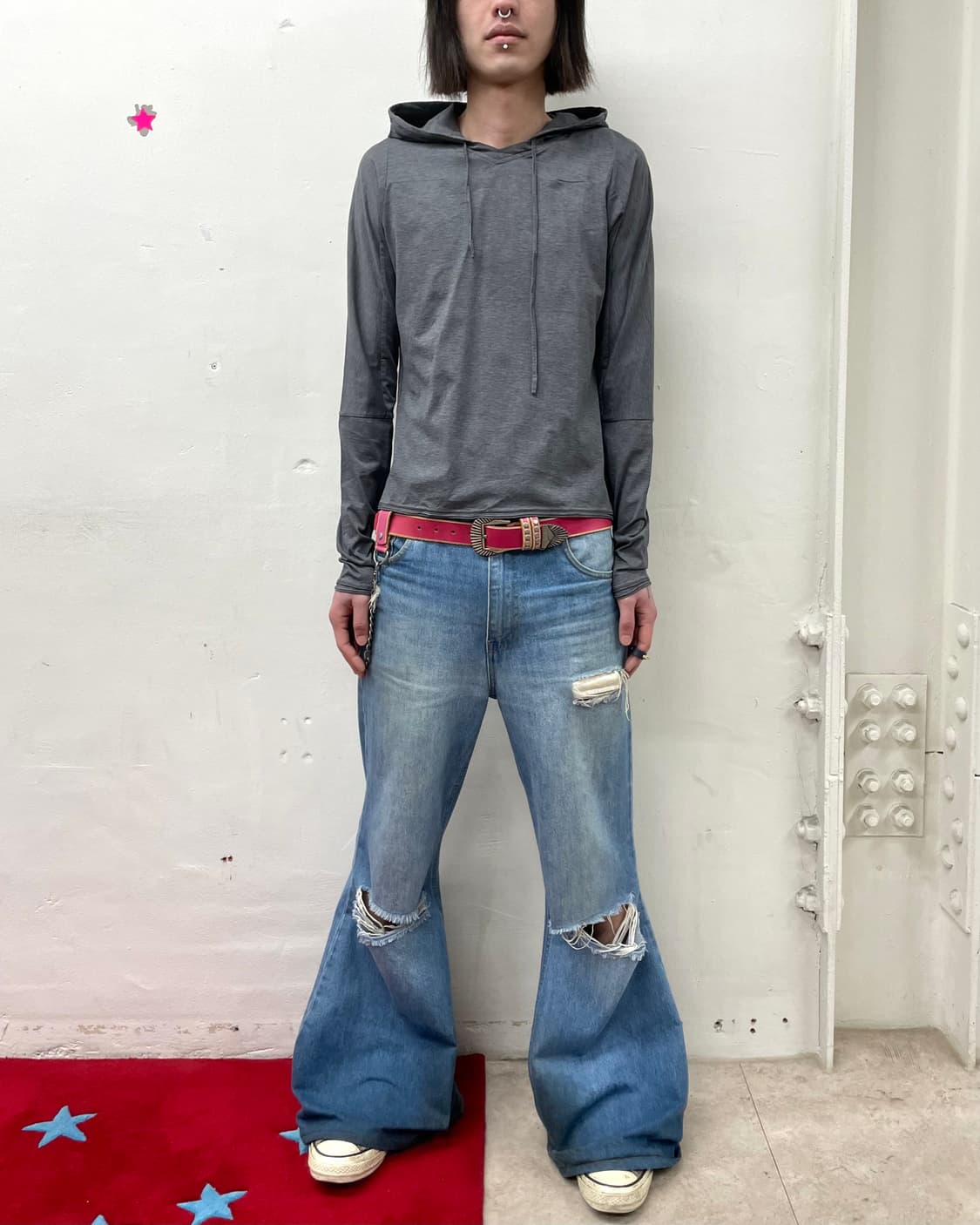 Hoodie Star Grey Hoodie 상품이미지6