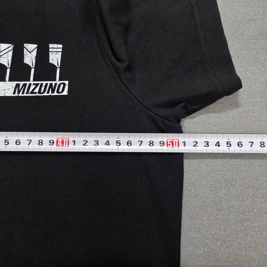 M 미즈노 그래픽 반팔티셔츠 블랙 상품이미지7