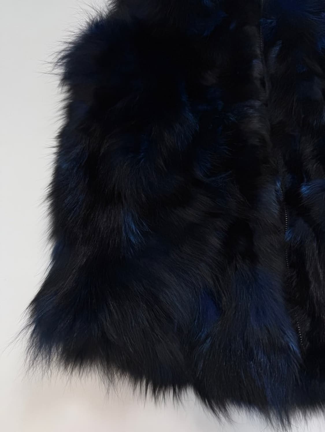 VTG FOX & RACCOON FUR HOOD VEST 상품이미지5