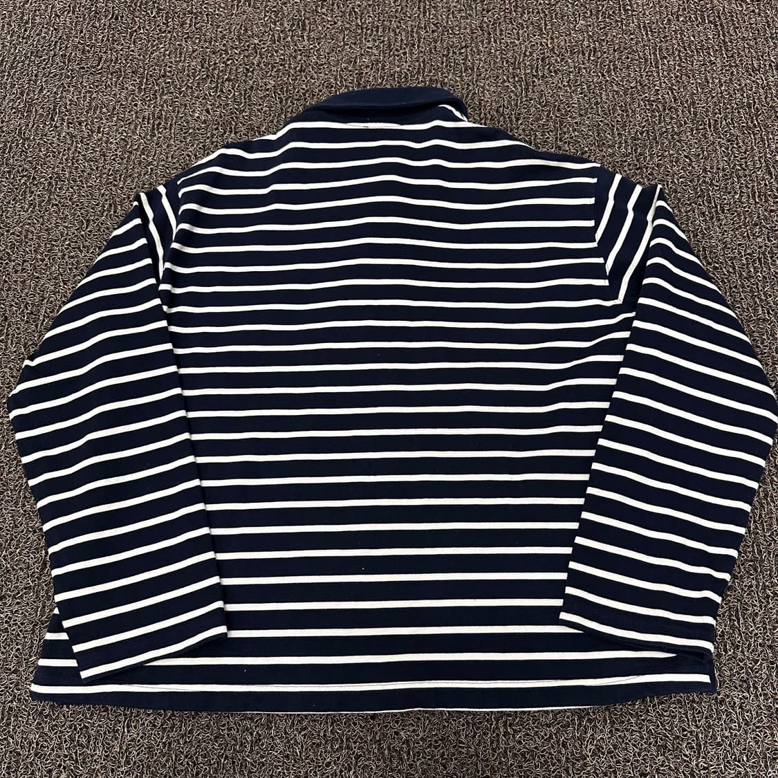 COS 코스 스트라이프 여성 긴팔 카라티 폴로티셔츠 L 상품이미지4
