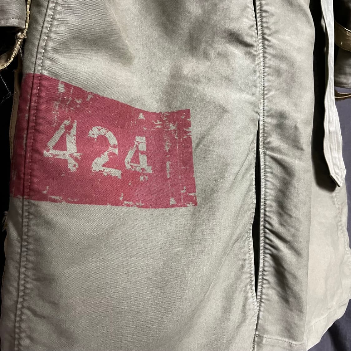 424x알파x슬램잼 밀리터리 트렌치 코트 상품이미지5