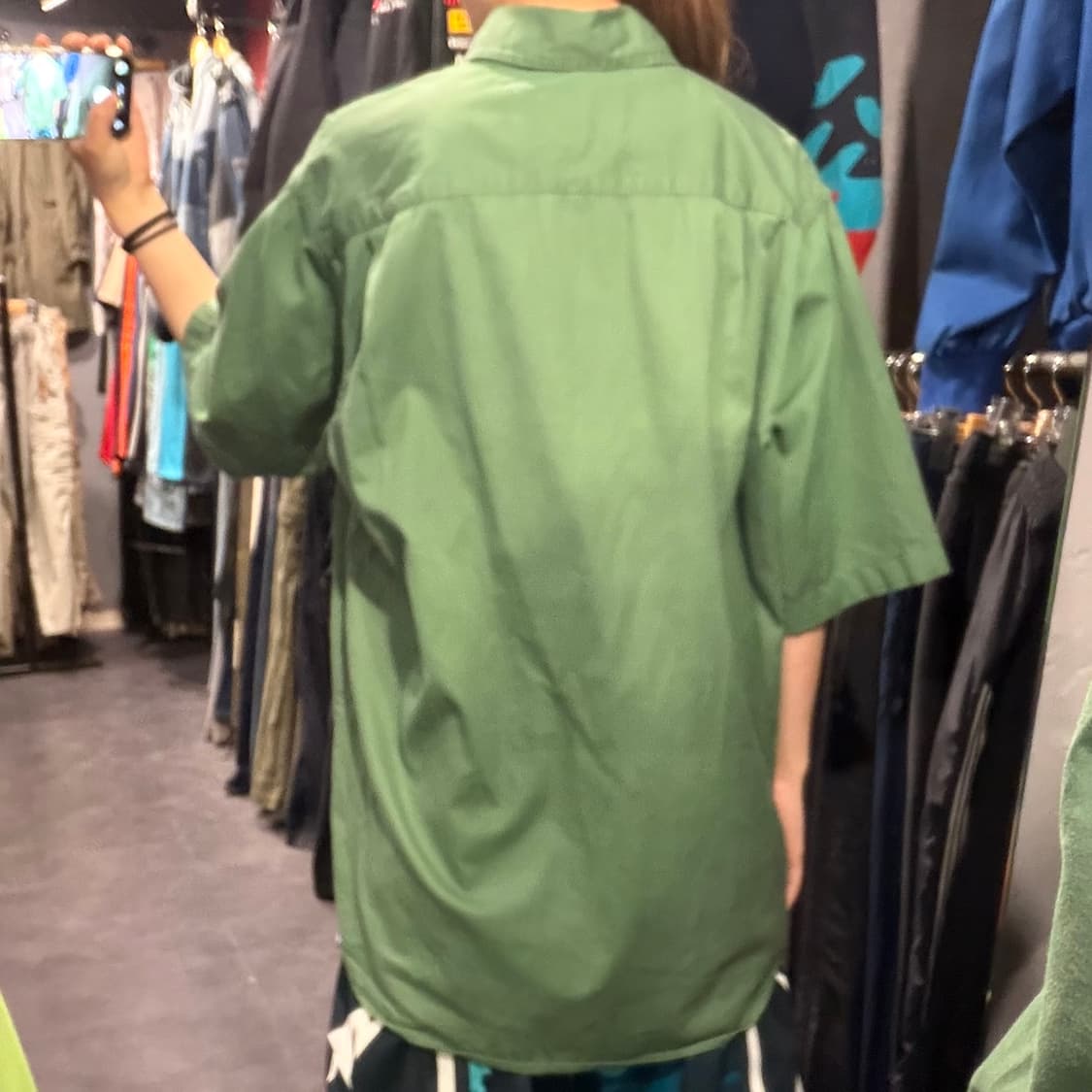 [IM] Carhartt 칼하트 반팔 셔츠 녹차 상품이미지4