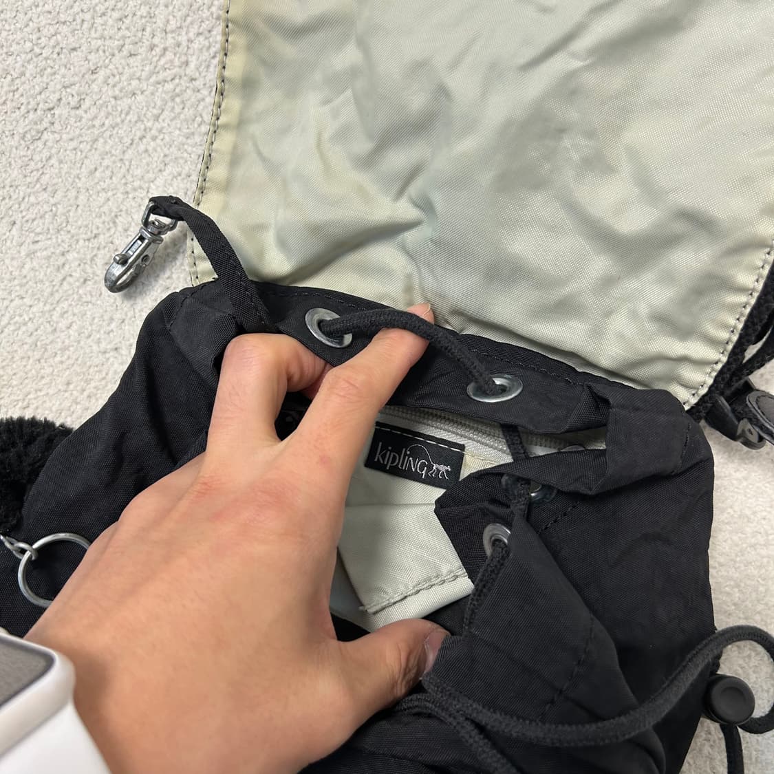 Kipling Black Backpack 상품이미지6