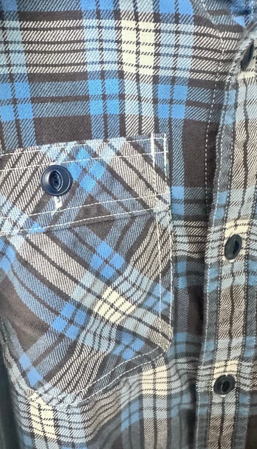 히스테릭 글레머 빈티지 체크셔츠 상품이미지3