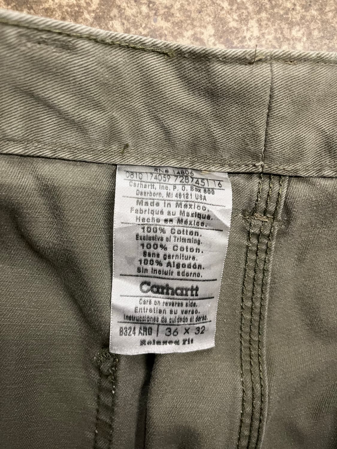 칼하트 싱글니 카펜터 팬츠 상품이미지8