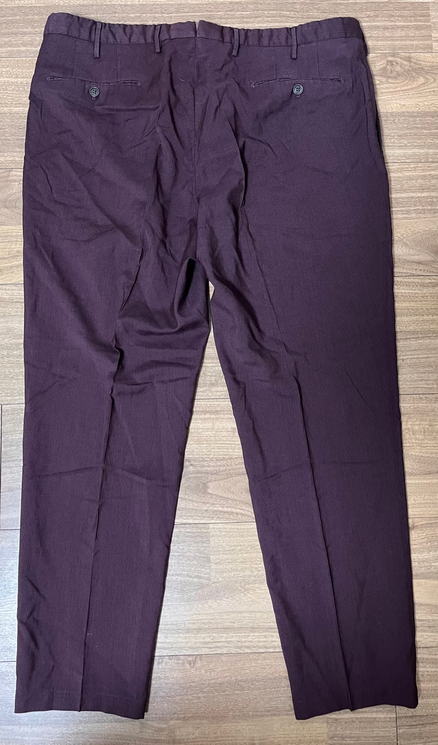 인코텍스 남성 버건디 테이퍼드핏 바지 56 상품이미지2