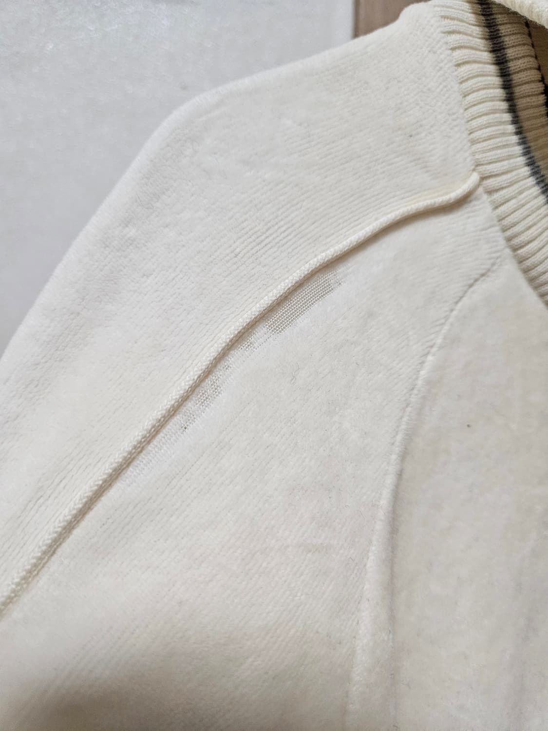 푸마 퓨마 아이보리 아우터 츄리닝 져지 상품이미지3