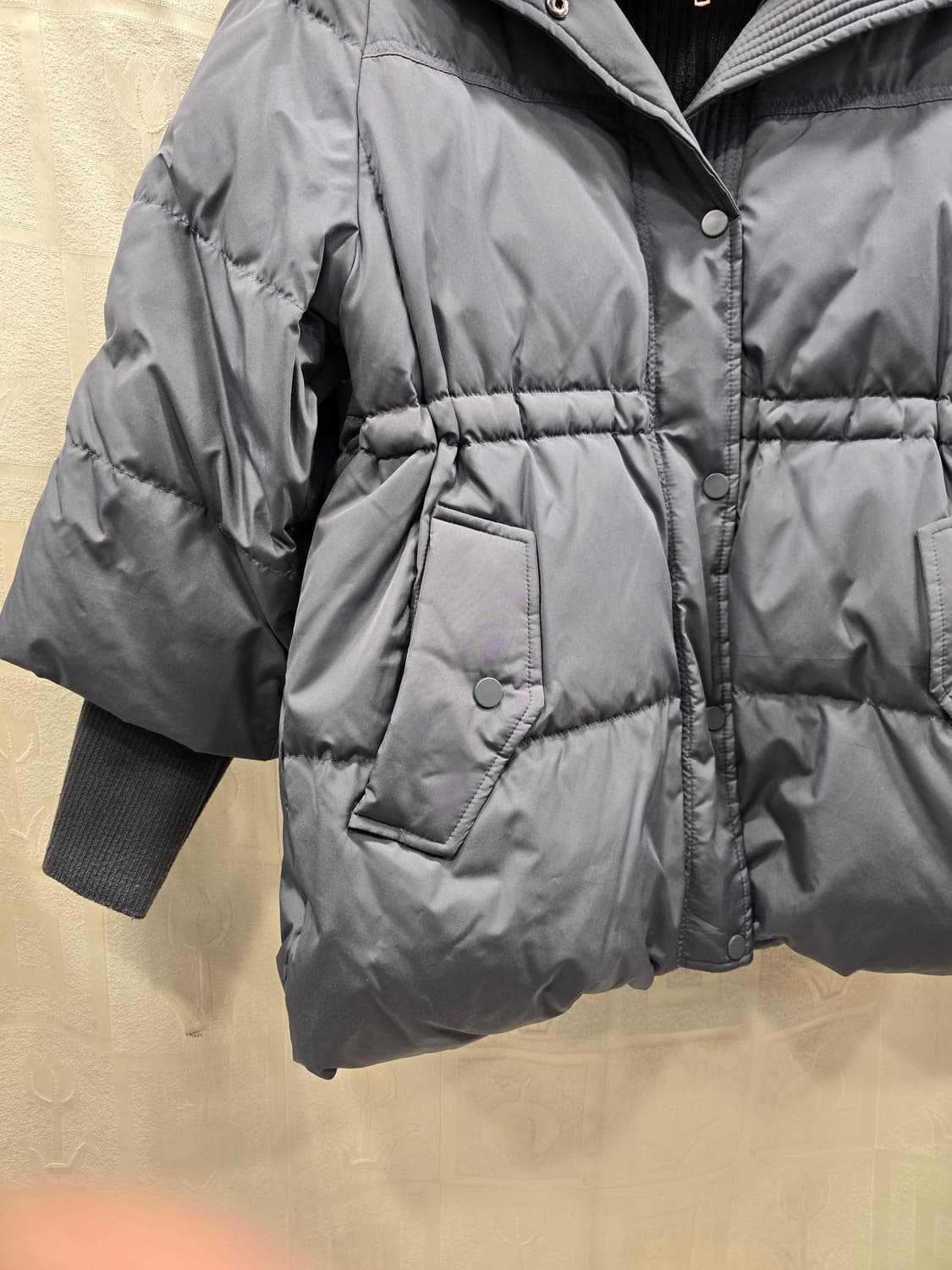 거의새거) 더엣지 니트집업 구스 푸퍼다운 패딩 55~66 상품이미지4