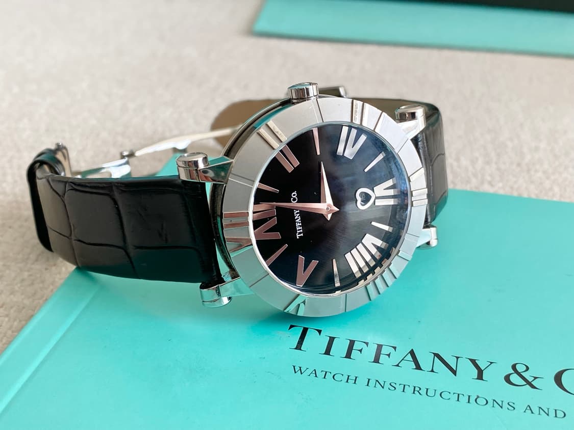 티파니 아틀라스 세라믹 스틸 쿼츠 36mm 중형 사이즈(남녀공용) 상품이미지5