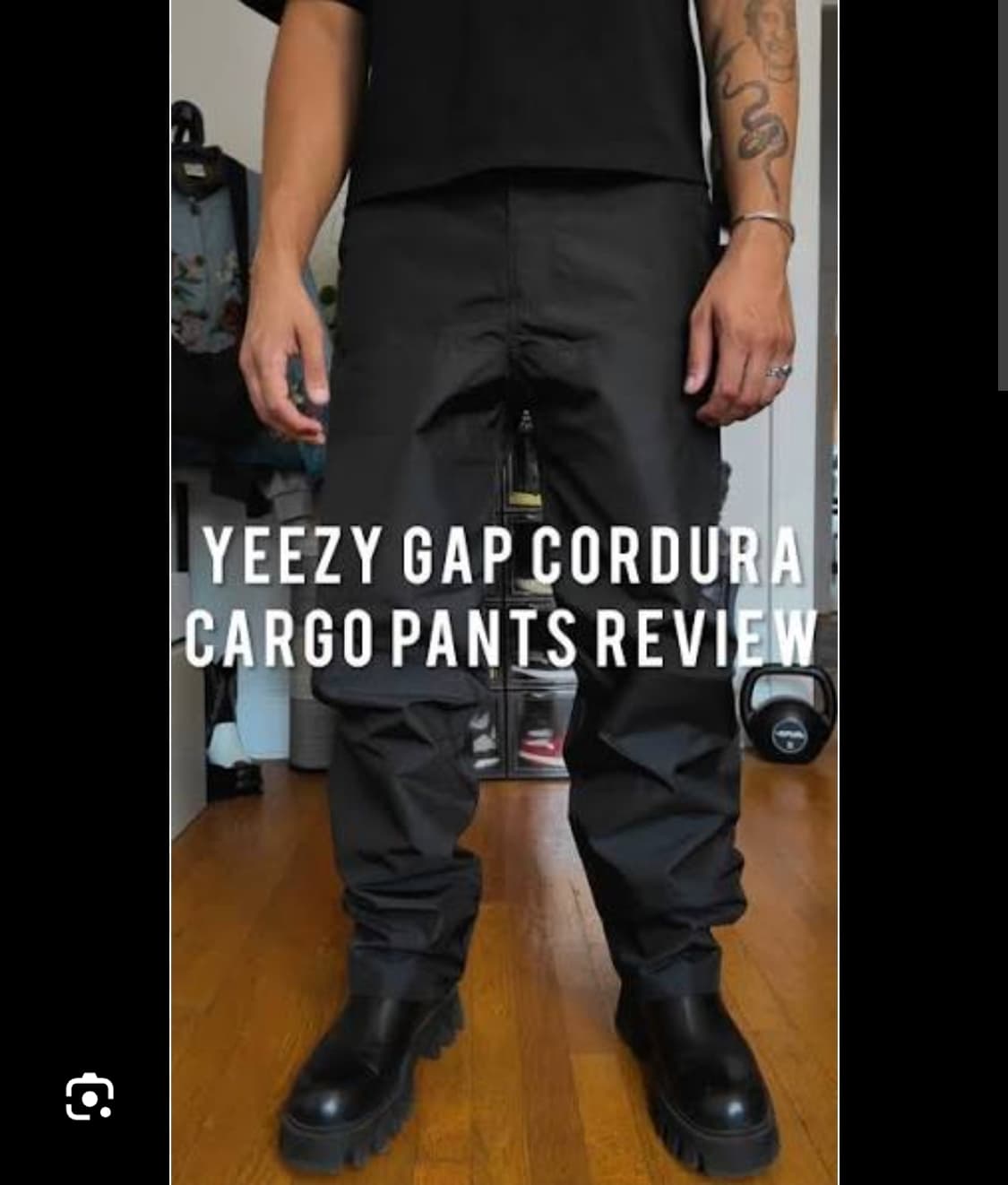 (새상품)이지갭 코듀라 카고 팬츠, 36 상품이미지2