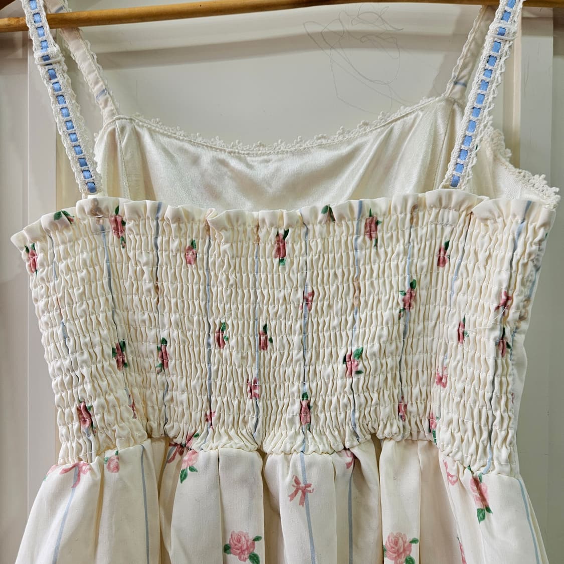 Ank Rouge(앙크루즈) 로즈 프린트 스모크 원피스 상품이미지7