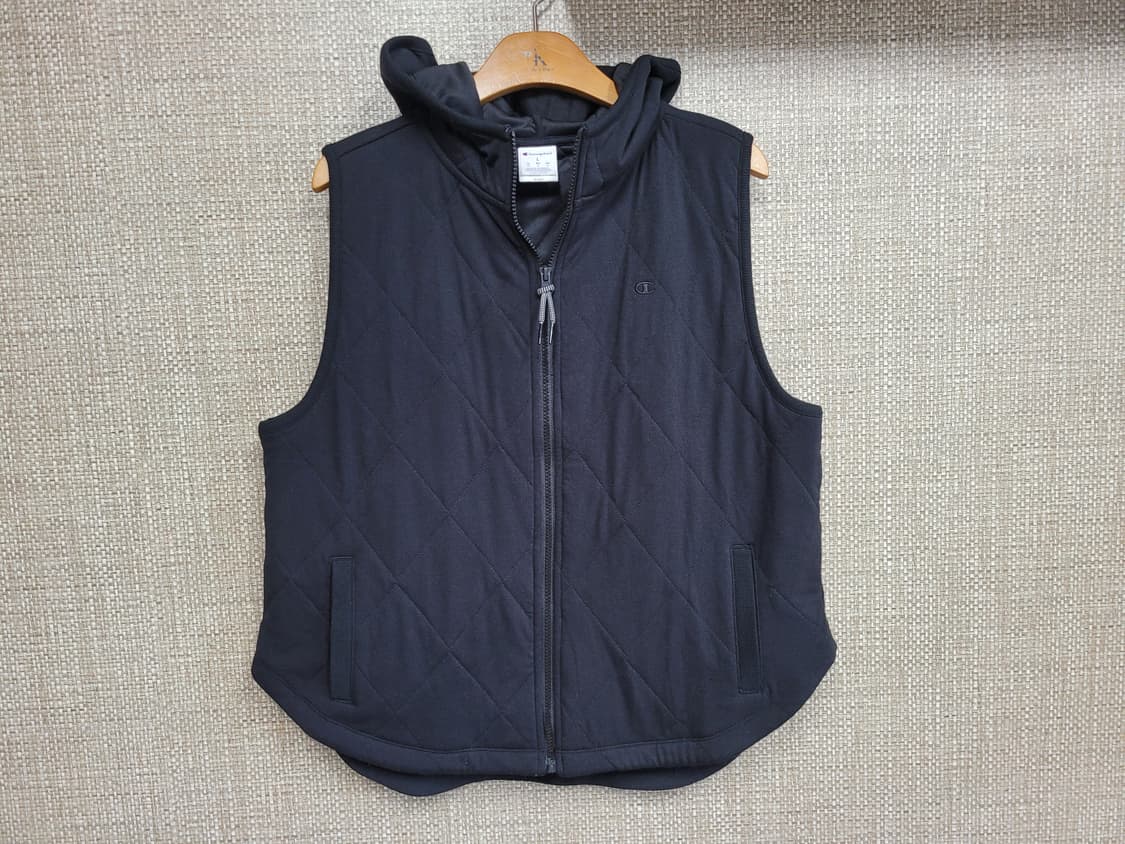 L 100사이즈 챔피언 후드 누빔 조끼 베스트 상품이미지1
