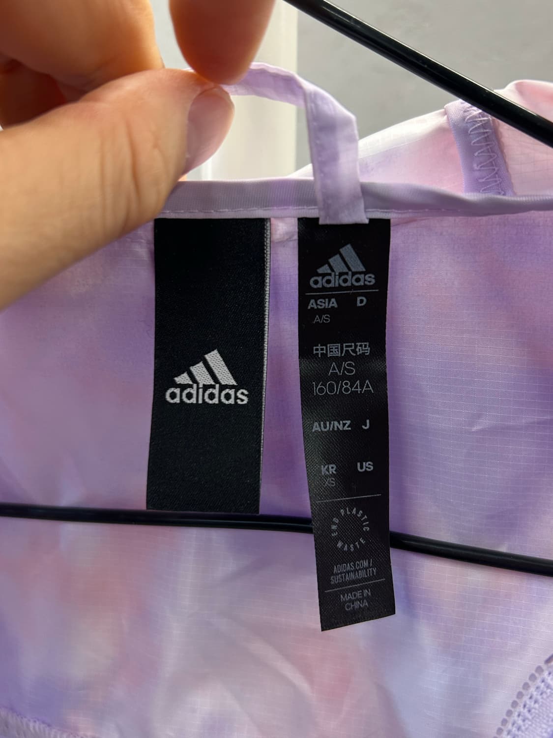 아디다스 다이윈드브레이커 자켓 퍼플 상품이미지7